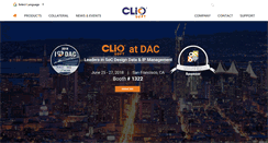 Desktop Screenshot of cliosoft.com